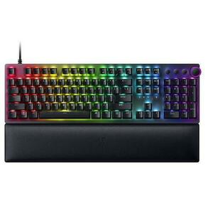 Tastatura Gaming Razer Huntsman V2, Clicky Purple Switch, RGB, USB (Negru) imagine