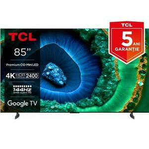 Televizor QD-Mini LED TCL 216 cm (85inch) 85C955, Ultra HD 4k, Smart TV, WiFi, 144 Hz, CI+ imagine
