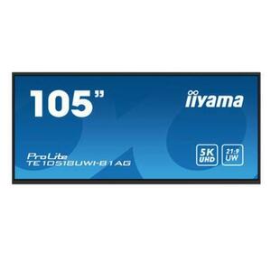 Display Profesional VA LED iiyama ProLite 104.6inch TE10518UWI-B1AG, 5K Ultra HD (5120 x 2160), HDMI, DisplayPort, Boxe, Touchscreen (Negru) imagine