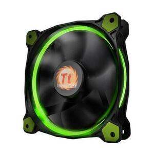 Ventilator Thermaltake CL-F038-PL12GR-A, 12cm, Negru/Verde imagine