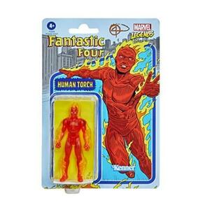 Figurina Human Torch Marvel Legends Recollect imagine