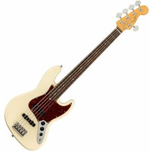 Fender American Professional II Jazz Bass V RW Olympic White imagine