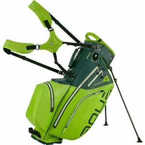 Big Max Aqua Hybrid 4 Forest Green/Lime Geanta pentru golf imagine