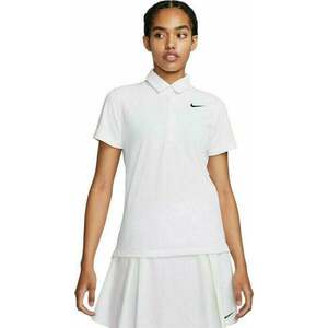 Nike Dri-Fit ADV Tour Womens Polo White/Black M Tricou polo imagine