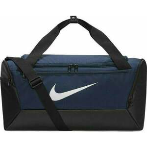 Nike Brasilia 9.5 Duffel Bag Midnight Navy/Black/White 41 L Sport Bag imagine