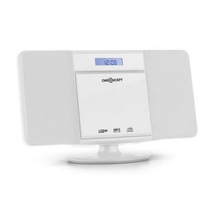 OneConcept V-13 BT, sistem stereocu CD MP3 USB Bluetooth radio montare pe perete imagine