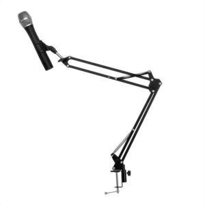 Auna Pro ST-1.2, negru, braț de microfon, suport cu prindere mecanică, 1, 5 kg, 35 x 35 cm imagine