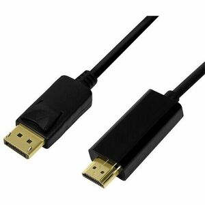 Cablu video DisplayPort (T) la HDMI (T), 5m, conectori auriti, rezolutie maxima 4K UHD (3840 x 2160) imagine