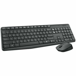 Keyboard and Mouse MK235 - Black, German Layout imagine