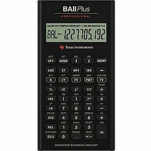 Calculator birou BAII Plus Professional - the ideal calculator for finance imagine