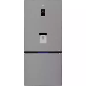 Combina frigorifica Beko RCNE720E30DXPN, 586 l, Clasa F, NeoFrost, Dispenser Apa, Display Touch Control, 191.5 cm, Argintiu imagine