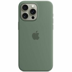 Husa de protectie Apple Silicone Case with MagSafe pentru iPhone 15 Pro Max, Cypress imagine