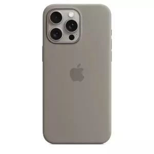 Husa de protectie Apple Silicone Case cu MagSafe pentru iPhone 15 Pro Max Clay imagine