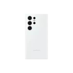 Husa Samsung Silicone Case pentru Galaxy S24 Ultra White imagine
