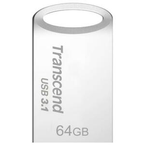 Stick USB Transcend JetFlash 710, 64GB, USB 3.1 (Argintiu) imagine
