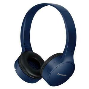 Casti Stereo Wireless PANASONIC RB-HF420BE-A, Extra Bass, On-Ear, Bluetooth 5.0 (Albastru) imagine