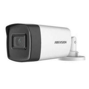 Camera supraveghere video Hikvision Turbo HD bullet DS-2CE17H0T-IT3FS2, 5MP, 2560×1944@20fps, 2.8mm (Alb/Negru) imagine