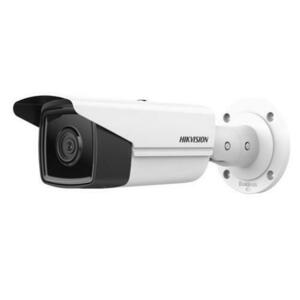 Camera supraveghere video HikVision IP AcuSense, Rezolutie 4.0 MP, Lentila 4 mm, Distanta IR 80 m, Functie Deep Learning, Slot microSD (Alb) imagine