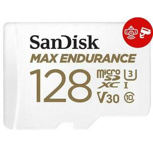 Card de memorie Sandisk MAX Endurance microSDXC, 128GB, Clasa 10, UHS-I U3, Adaptor SD imagine