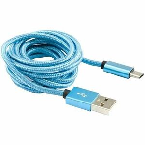 Cablu de date Sbox Fuity USB - Type C, Albastru imagine