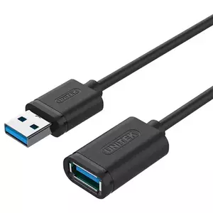 Cablu prelungitor Unitek Y-C458GBK USB3.0 A tata / A mama, 1.5 m, Negru imagine