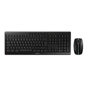 Kit Tastatura si mouse Wireless Cherry STREAM RECHARGE, USB, Layout US (Negru) imagine