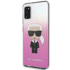Husa de protectie Karl Lagerfeld Gradient Ikonik Karl pentru Samsung Galaxy A41 (Roz) imagine