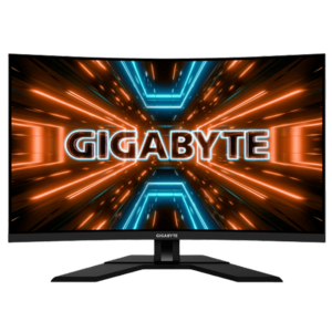 Monitor Gaming VA Gigabyte 31.5inch M32UC, Ultra HD (3840 x 2160), HDMI, DisplayPort, AMD FreeSync, Ecran Curbat, Boxe, 144 Hz, 1 ms (Negru) imagine