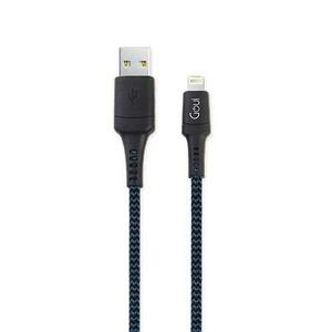 Cablu de date Goui G-LC15-8PINBK, USB - Lightning, 1.5 m, Negru imagine