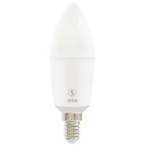 Bec LED SiGN Smart Home Dimmable, E14, 5W, Alb imagine