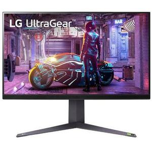 Monitor Gaming IPS LED LG UltraGear 31.5inch 32GQ850-B, QHD (2560 x 1440), HDMI, DisplayPort, AMD FreeSync, Nvidia G-Sync, Pivot, 240 Hz, 1 ms (Negru) imagine