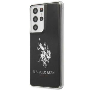 Protectie Spate U.S. Polo Big Horse pentru Samsung Galaxy S21 Ultra (Negru) imagine