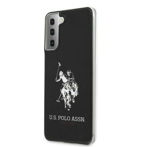 Protectie Spate US Polo Assn. Shiny Big Logo Collection pentru Samsung Galaxy S21 Plus (Negru) imagine