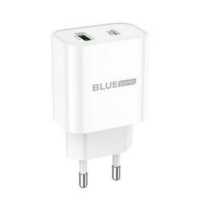 Incarcator Retea BLUE Power BC80A, Quick Charge, 20W, USB, USB Type-C (Alb) imagine