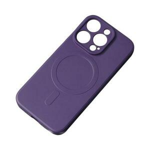 Carcasa Silicone Case MagSafe compatibila cu iPhone 15 Pro, Violet imagine