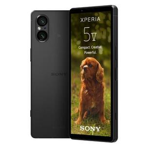 Telefon Mobil Sony Xperia 5 V, Procesor Octa-Core Qualcomm SM8550-AB Snapdragon 8 Gen 2, OLED 6.1inch, 8GB RAM, 128GB Flash, Camera Duala 48+12MP, Wi-Fi, 5G, Dual Sim, Android (Negru) imagine
