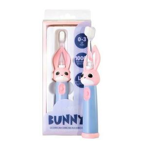Periuta de dinti electrica Vitammy Bunny Pink, pentru copii 0-3 ani, lumina LED imagine