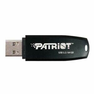 Stick USB 3.2 PATRIOT Xporter Core, 64GB, capac, Negru imagine