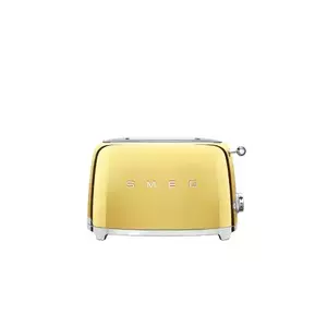 Prajitor de paine SMEG, 950 W, 2 felii, 6 trepte de rumenire, auriu imagine