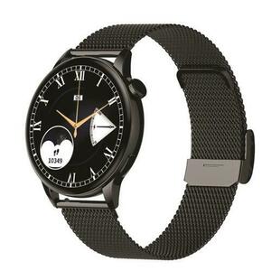 Smartwatch Maxcom Fit FW58, Ecran 1.3inch, Ritm cardiac, Monitorizare somn, Waterproof IP68 (Negru) imagine