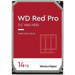 HDD Red Pro NAS Western Digital WD142KFGX, 14TB, SATA-III 6Gb/s, 7200 RPM, 512MB, 3.5inch imagine