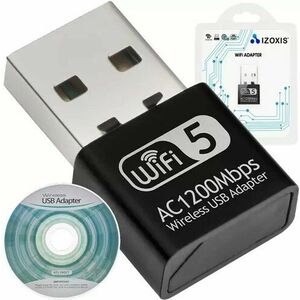 Adaptor WIFI USB 2.0, universal, sistem Windows XP / Vista / Windows, 2, 4-5Ghz, negru imagine