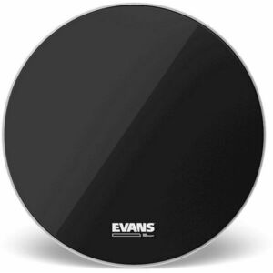 Evans BD22RB-NP EQ3 Resonant Black NO PORT 22" Black Față de rezonanță pentru tobe imagine