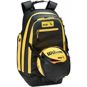 Wilson AVP Backpack Black/Yellow Rucsac Accesorii pentru jocuri cu mingea imagine