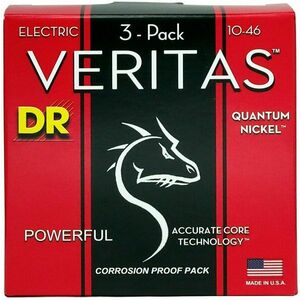 DR Strings VTE-10 Veritas 3-Pack imagine