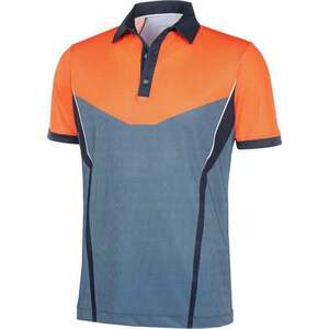 Galvin Green Mateus Mens Polo Shirt Orange/Navy/White L Tricou polo imagine