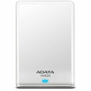 ADATA External HDD HV620, 2TB, White, SuperSpeed USB 3.1 imagine