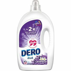 Detergent lichid Dero 2in1 Levantica si iasomie, 60 spalari, 3L imagine