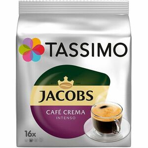 Capsule cafea, Jacobs Tassimo Café Crema Intenso, 16 bauturi x 150 ml, 16 capsule imagine