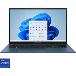 Laptop ASUS VivoBook S15 OLED S5504VA cu procesor Intel® Core™ i9-13900H pana la 5.40 GHz, 15.6, 2.8K, OLED, 16GB, 1TB SSD, Intel® Iris Xe Graphics, Windows 11 Pro, Solar Blue imagine